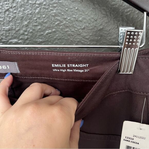 DL1961 EMILIE STRAIGHT IN DARK COCOA - Picture 7 of 15